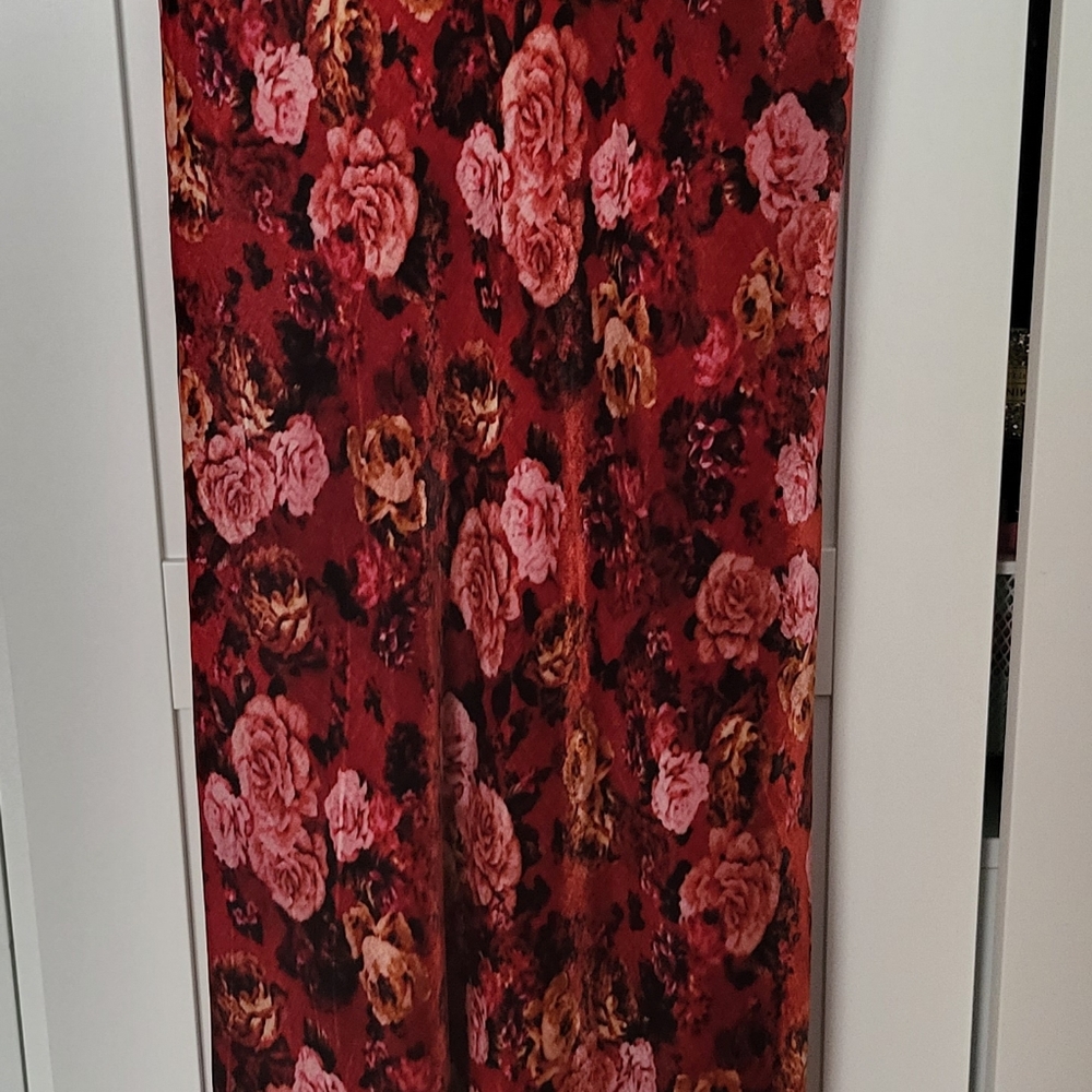 Johnny Was Alanis Dress Floral Print Velvet Kimono Sleeve Maxi Long $565 - NWT - Picture 5 of 10